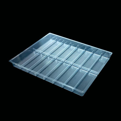 Imballaggio a bolle in PET trasparente per vassoio a cubetti di ghiaccio Scatola di plastica resistente al freddo OEM Blocco di ghiaccio