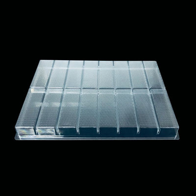 Imballaggio a bolle in PET trasparente per vassoio a cubetti di ghiaccio Scatola di plastica resistente al freddo OEM Blocco di ghiaccio