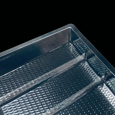 Imballaggio a bolle in PET trasparente per vassoio a cubetti di ghiaccio Scatola di plastica resistente al freddo OEM Blocco di ghiaccio