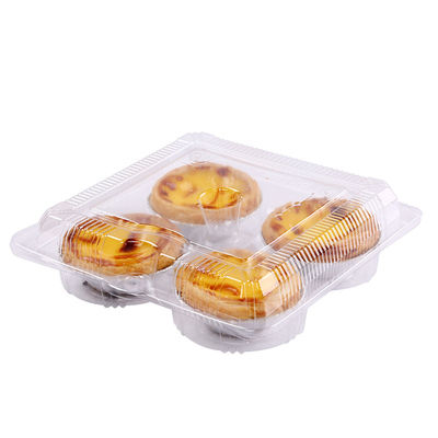 SH-0058 OEM Imballaggi in PET trasparenti monouso di qualità alimentare per torte a base di uova da asporto