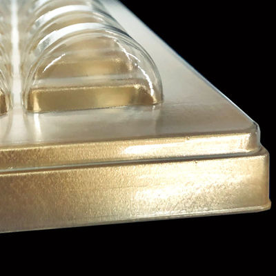 Tavolo di bolle in scatola di plastica con coperchio per biscotti di maccheroni pasticcini e certificato ISO9001