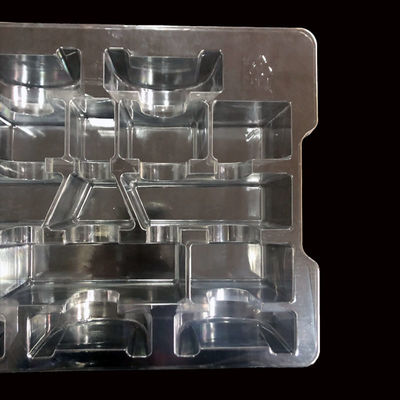 Tavolo trasparente a vesciche in PET per componenti di materiale di imballaggio in plastica riciclabile