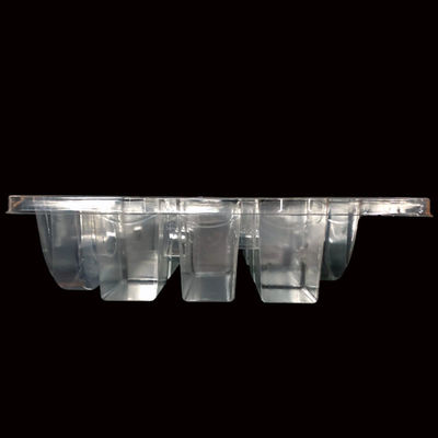 Tavolo trasparente a vesciche in PET per componenti di materiale di imballaggio in plastica riciclabile