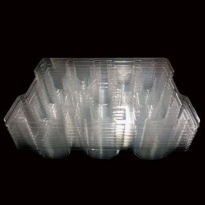 Tavolo trasparente a vesciche in PET per componenti di materiale di imballaggio in plastica riciclabile