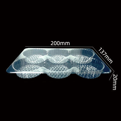 Classificazione alimentare PET trasparente Blister inserire vassoio per Mochi Pasticceria Torte Muffin Fornaciari