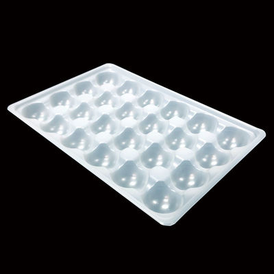 OEM ODM Natural White PP Blister Tray per polpo palline polpette spessore 0,2-2,0 mm