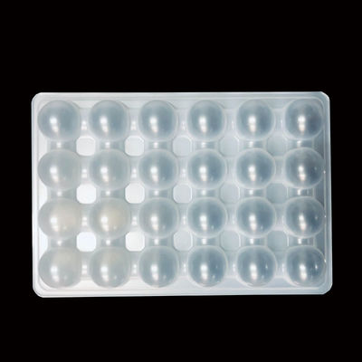 OEM ODM Natural White PP Blister Tray per polpo palline polpette spessore 0,2-2,0 mm