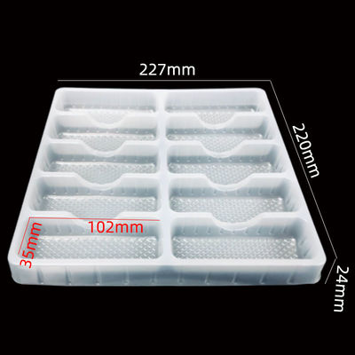 OEM Bianco naturale di qualità alimentare PP Blister Insert Tray per biscotti Pasticceria Torte HN-0017