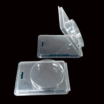 Imballaggio in plastica trasparente con cerniera in PET Blister di conchiglia per false unghie ISO9001 approvato