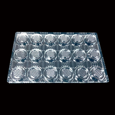 Ordine personalizzato accettato SH-0263 PET Clear Vacuum Forming Molded Tray per la bevanda analcolica Boba Tea