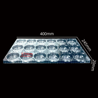 Ordine personalizzato accettato SH-0263 PET Clear Vacuum Forming Molded Tray per la bevanda analcolica Boba Tea