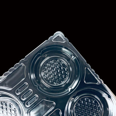 Ordine personalizzato accettato SH-0263 PET Clear Vacuum Forming Molded Tray per la bevanda analcolica Boba Tea