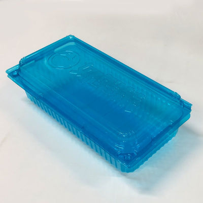 36 anni di esperienza Contenitore di plastica in PET blu Confezione in vesciche per granchi