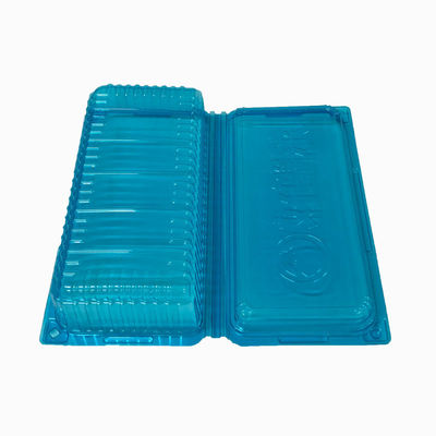 36 anni di esperienza Contenitore di plastica in PET blu Confezione in vesciche per granchi