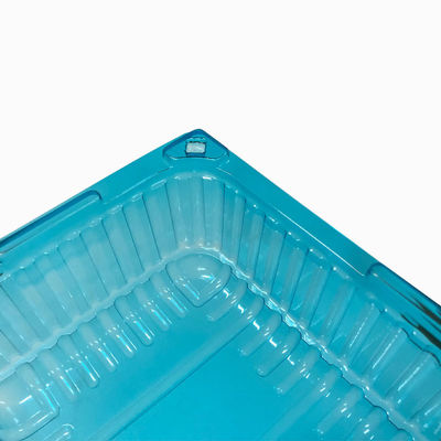 36 anni di esperienza Contenitore di plastica in PET blu Confezione in vesciche per granchi