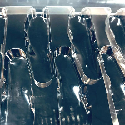 Imballaggio in plastica PET trasparente, vassoio a bolle usa e getta per coltelli pieghevoli