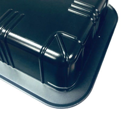 39000SqM Area di produzione Customized Disposable Black PP Blister Tray per alimenti