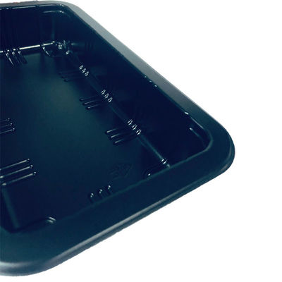 39000SqM Area di produzione Customized Disposable Black PP Blister Tray per alimenti