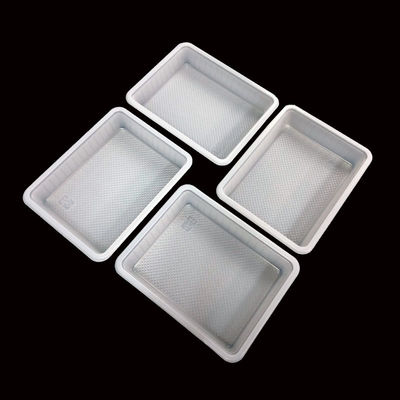 Nature White PP Blister Tray per torta di riso da forno con confezionamento personalizzabile in forno a microonde