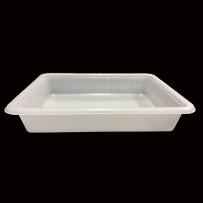 Nature White PP Blister Tray per torta di riso da forno con confezionamento personalizzabile in forno a microonde