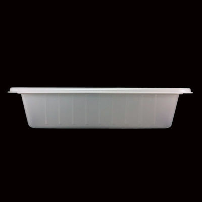 Nature White PP Blister Tray per torta di riso da forno con confezionamento personalizzabile in forno a microonde