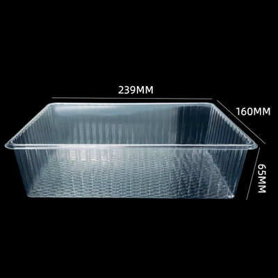 Scatole di plastica PET trasparente Blister Tray per pane Panetteria Muffin Salata di torta su misura