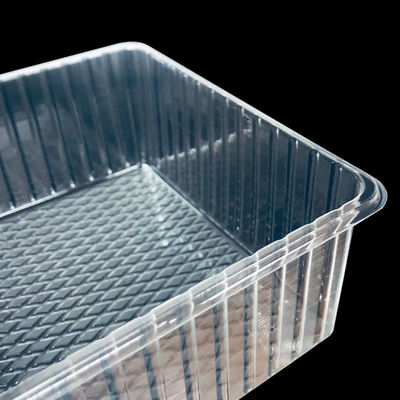 Scatole di plastica PET trasparente Blister Tray per pane Panetteria Muffin Salata di torta su misura