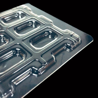 Tavolo di bolle PET trasparente impilabile e personalizzato per l' imballaggio di componenti elettronici