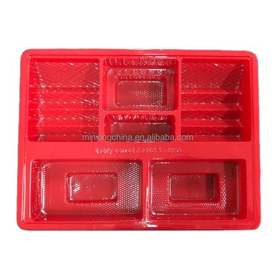 Matt laminazione PET contenitore alimentare Blister vassoio di imballaggio per biscotto biscotto cracker