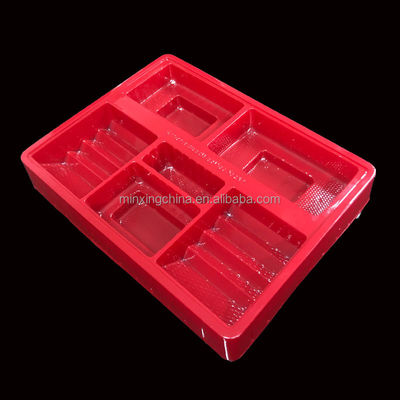 Matt laminazione PET contenitore alimentare Blister vassoio di imballaggio per biscotto biscotto cracker