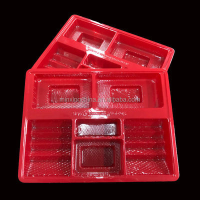 Matt laminazione PET contenitore alimentare Blister vassoio di imballaggio per biscotto biscotto cracker