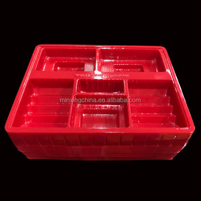 Matt laminazione PET contenitore alimentare Blister vassoio di imballaggio per biscotto biscotto cracker