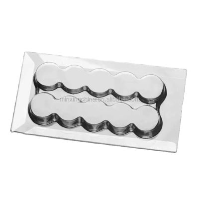 PET/PVC/PS/PP imballaggio in bolle di carta scorrevole triplo pieghevole personalizzato per monete