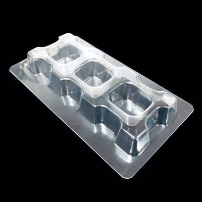 Blister di sigillo facciale personalizzato per componenti elettronici di classe 100 imballaggi in plastica PET