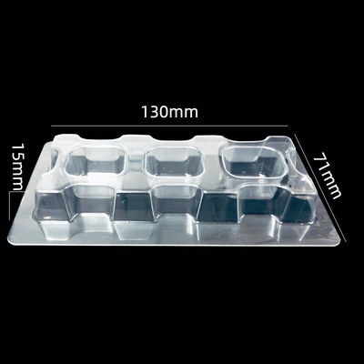 Blister di sigillo facciale personalizzato per componenti elettronici di classe 100 imballaggi in plastica PET