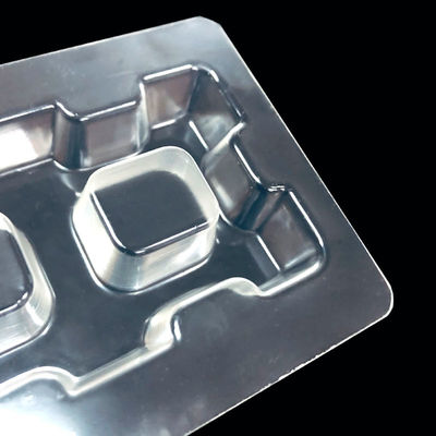 Blister di sigillo facciale personalizzato per componenti elettronici di classe 100 imballaggi in plastica PET